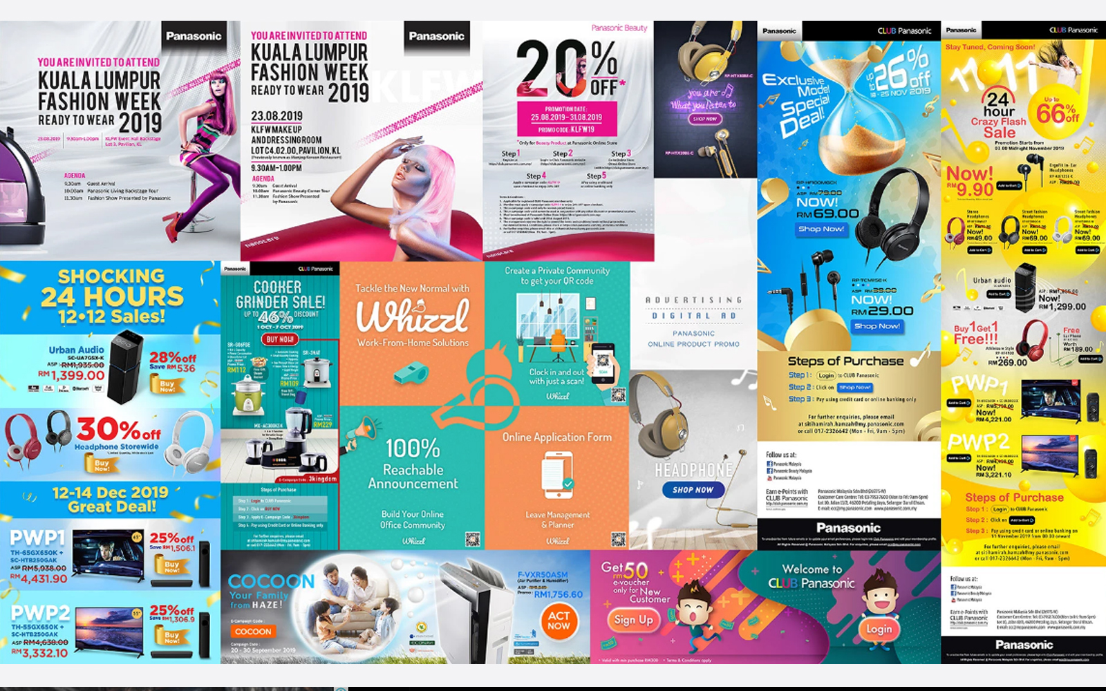 Panasonic Online Promotional Campaign Series